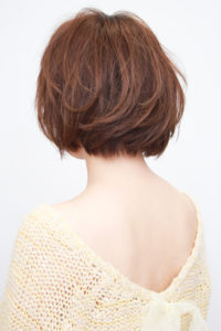 大人可愛いナチュラルボブ後